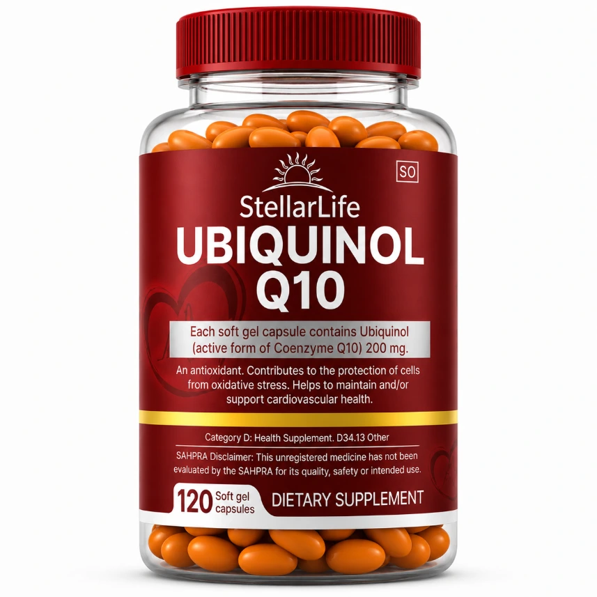 [SL0001] StellarLife Ubiquinol Q10 120 Soft Gel Capsules