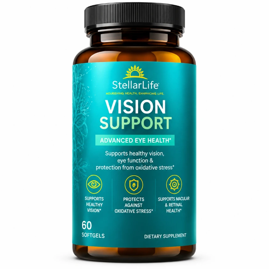 StellarLife Vision Support 60 Soft Gel Capsules