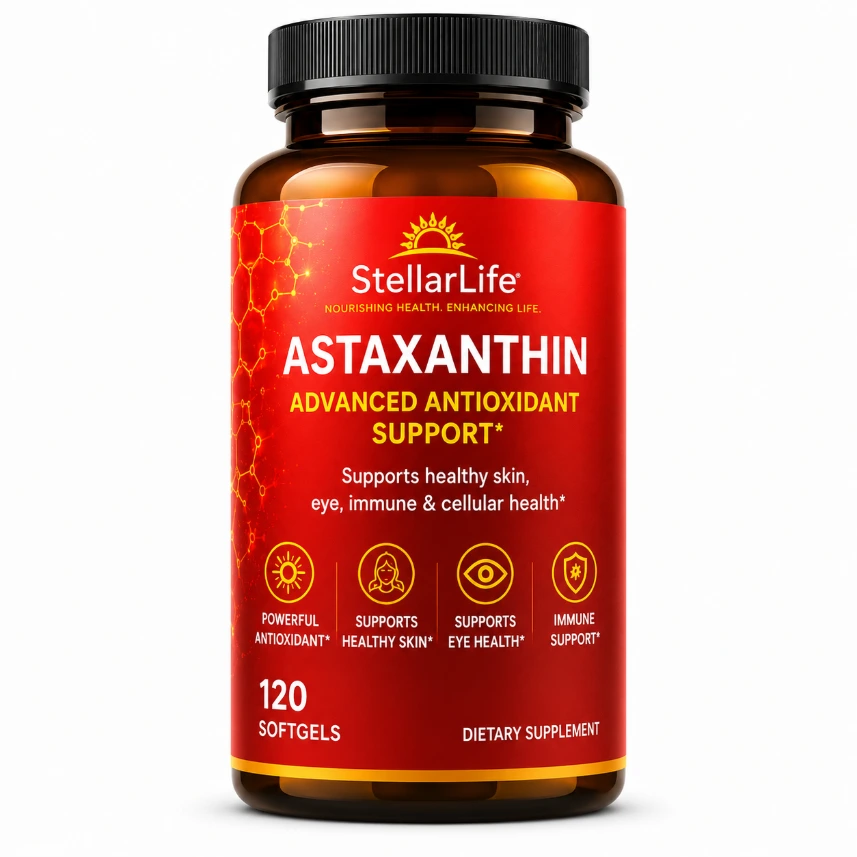 StellarLife Astaxanthin 120 Soft Gel Capsules
