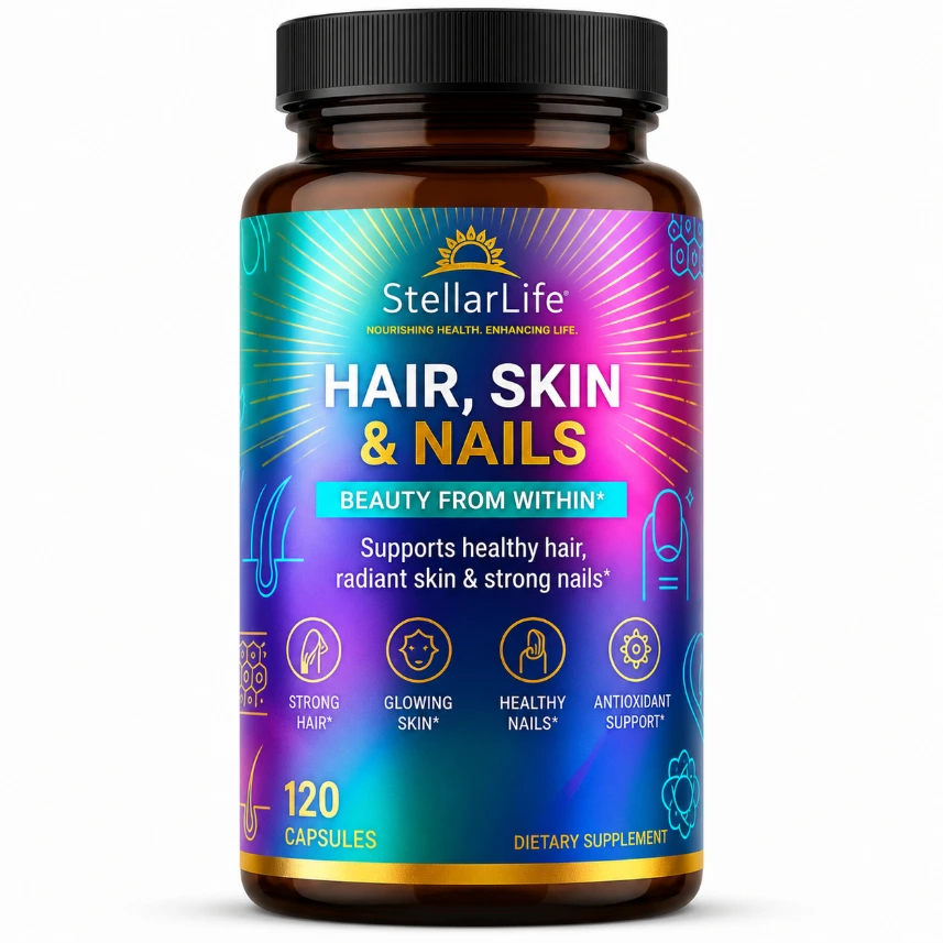 [SL0009] StellarLife Hair Skin Nails 120 Capsules