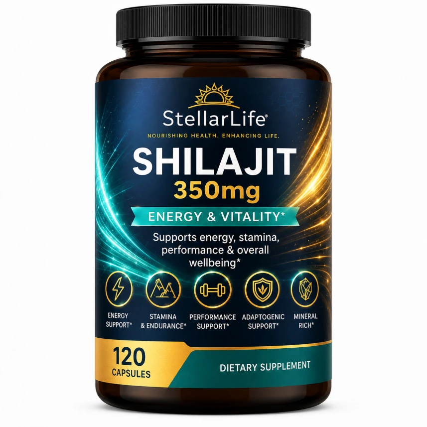 StellarLife Shilajit 120 Capsules