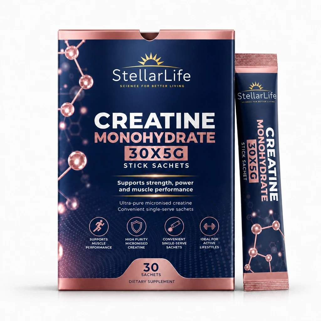 StellarLife Creatine Monohydrate 30x5g Stick Sachets
